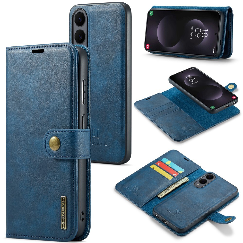 Samsung Galaxy S25 Edge Pungetui med aftageligt cover, Blue