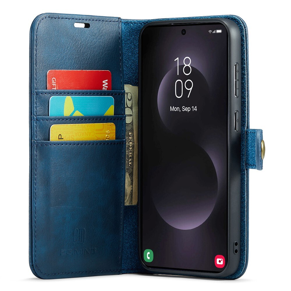 Samsung Galaxy S25 Edge Pungetui med aftageligt cover, Blue