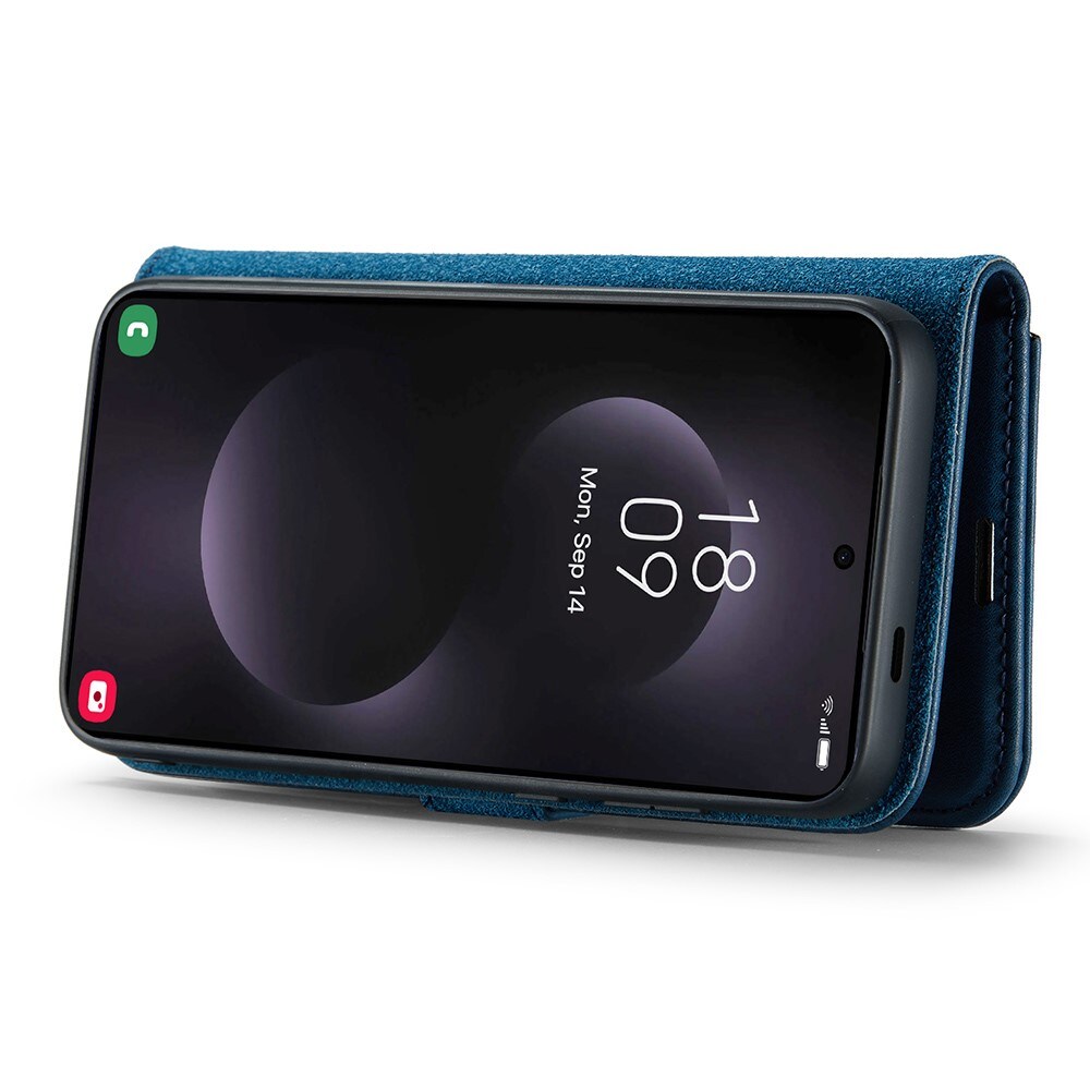 Samsung Galaxy S25 Edge Pungetui med aftageligt cover, Blue