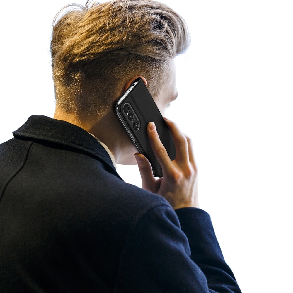 Sony Xperia 1 VII Slankt mobiletui, Sort
