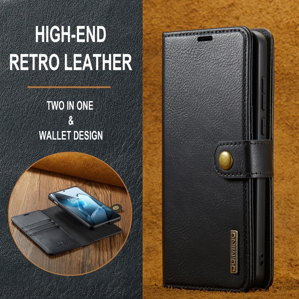  OnePlus 13 Pungetui med aftageligt cover, Black