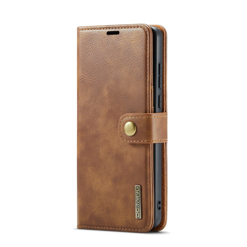  OnePlus 13 Pungetui med aftageligt cover, Cognac