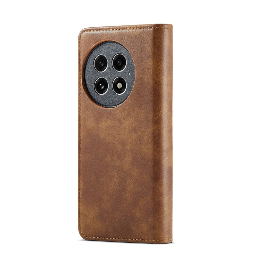  OnePlus 13 Pungetui med aftageligt cover, Cognac