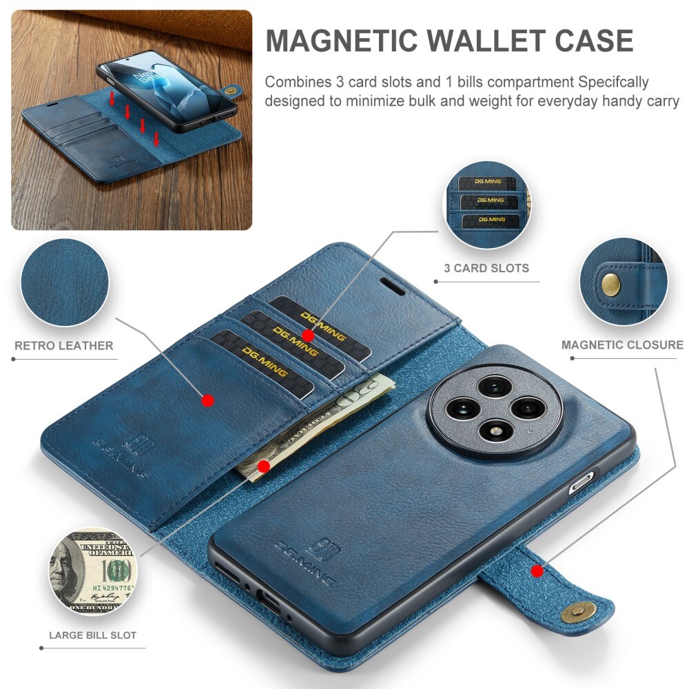  OnePlus 13 Pungetui med aftageligt cover, Red