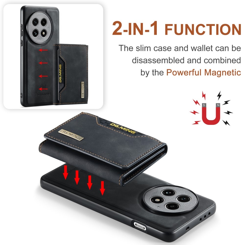  OnePlus 13 Cover med aftagelig pung, Sort