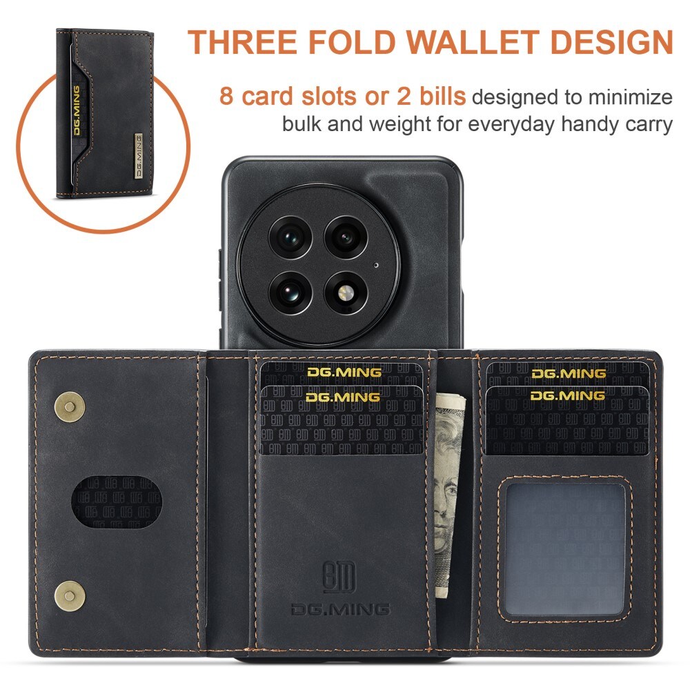  OnePlus 13 Cover med aftagelig pung, Sort