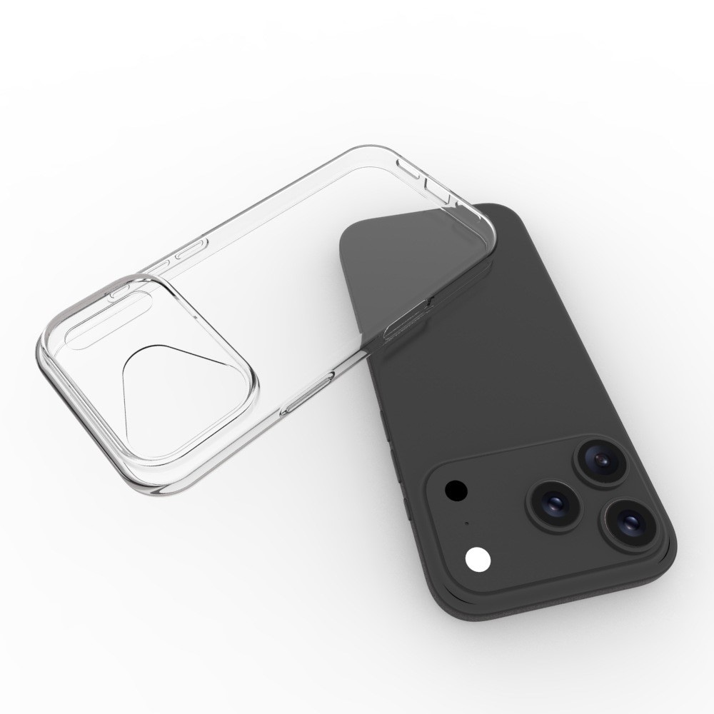 iPhone 17 Pro Max Tyndt TPU-cover, Gennemsigtig