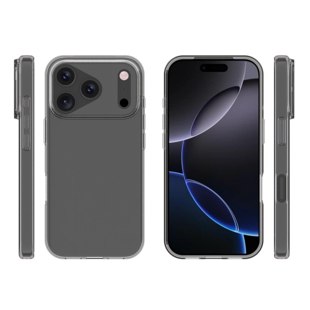 iPhone 17 Pro Max Tyndt TPU-cover, Gennemsigtig