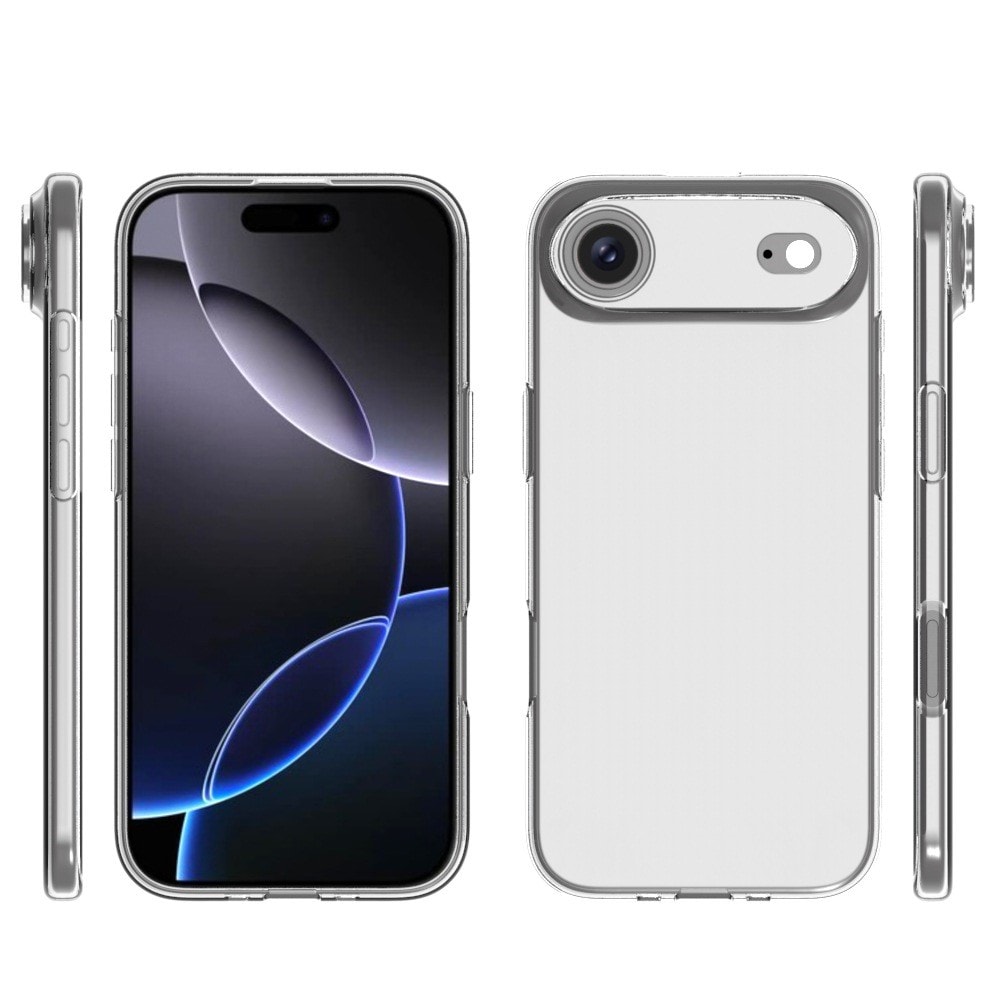 iPhone 17 Air Tyndt TPU-cover, Gennemsigtig