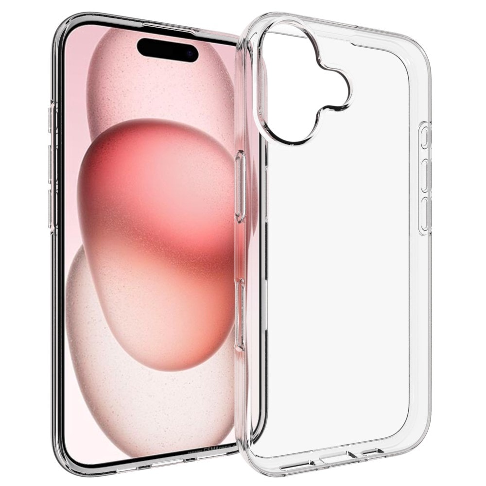 iPhone 17 Tyndt TPU-cover, Gennemsigtig