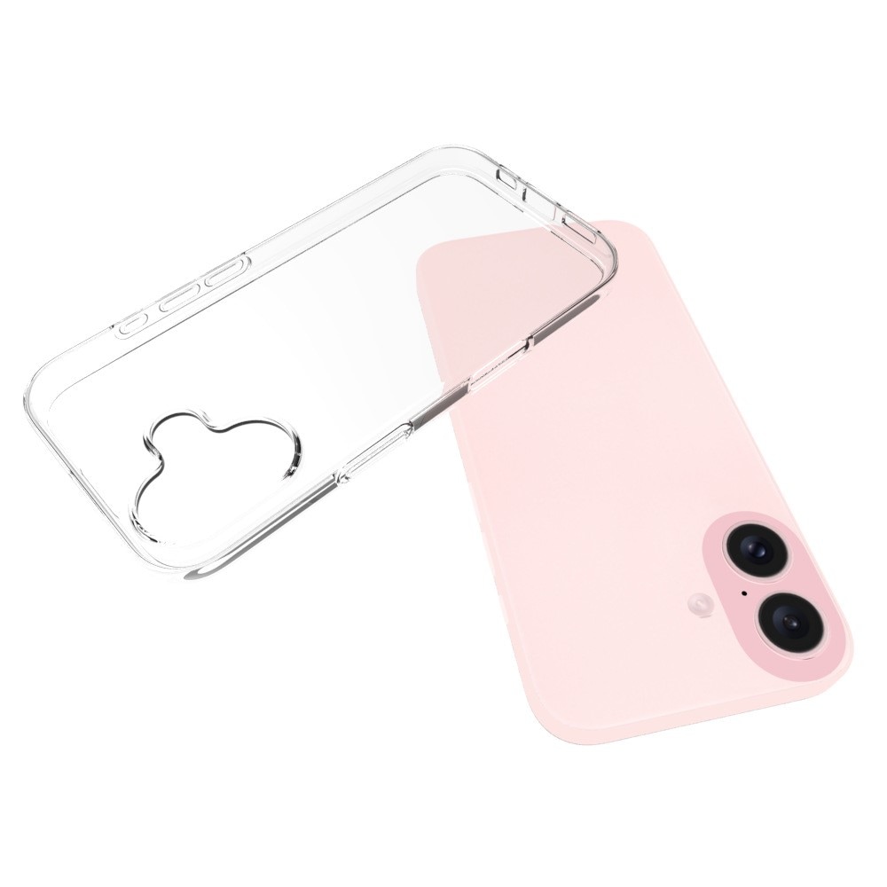 iPhone 17 Tyndt TPU-cover, Gennemsigtig
