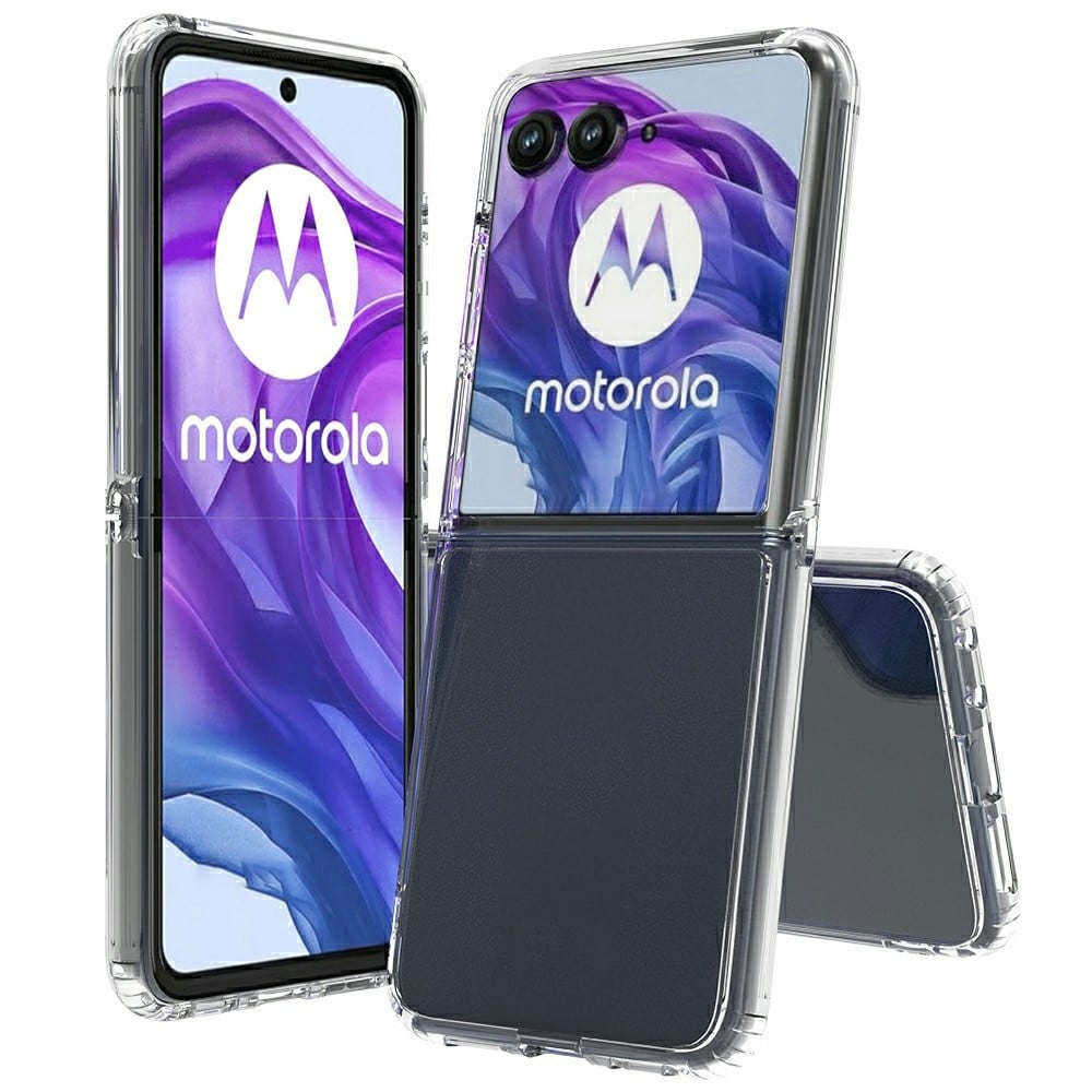 Motorola Razr 60 Ultra Crystal Hybrid-cover, Gennemsigtig