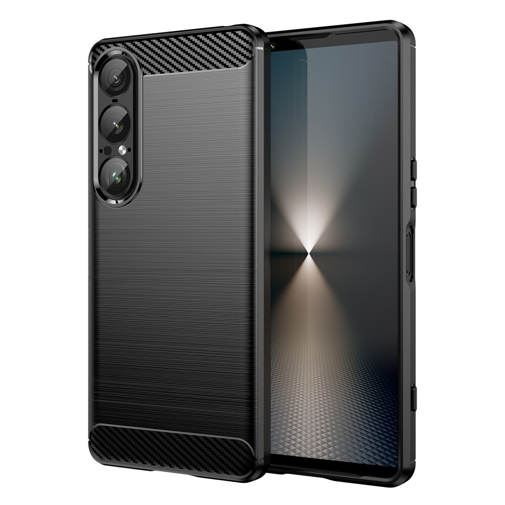 Sony Xperia 1 VII TPU-cover Brushed, Sort