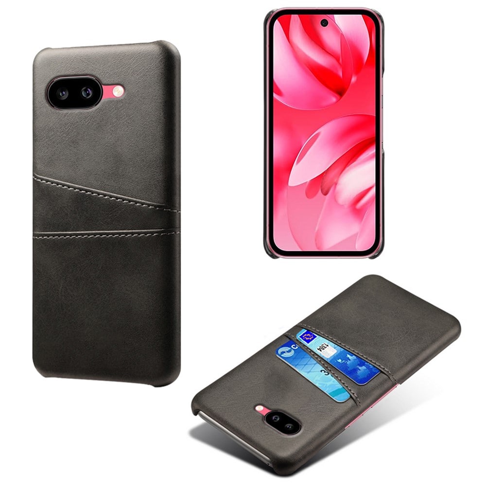 Google Pixel 9a Smart cover med 2 kortholdere, Sort
