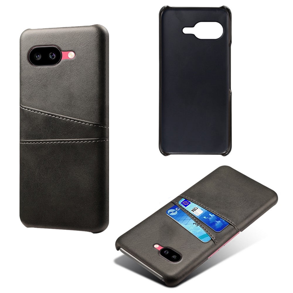Google Pixel 9a Smart cover med 2 kortholdere, Sort