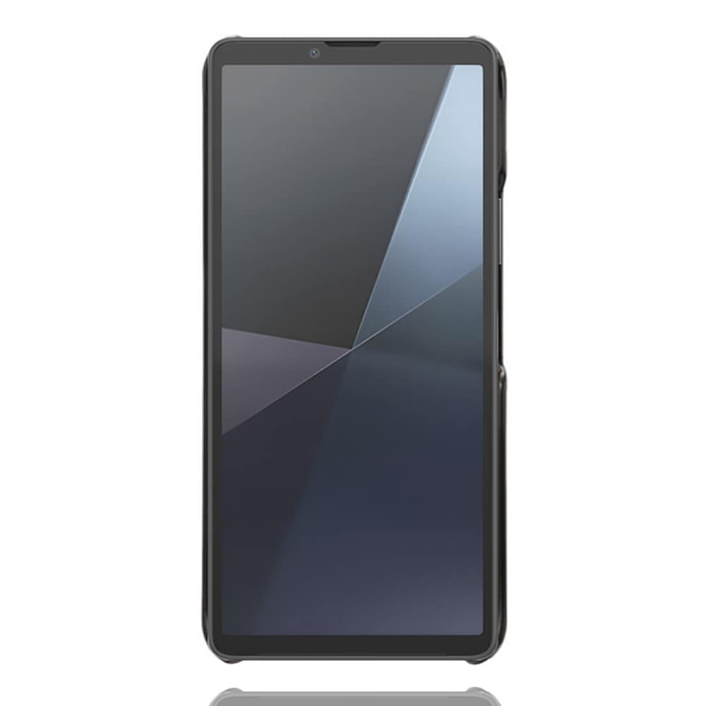 Sony Xperia 10 VII Smart cover med 2 kortholdere, Sort