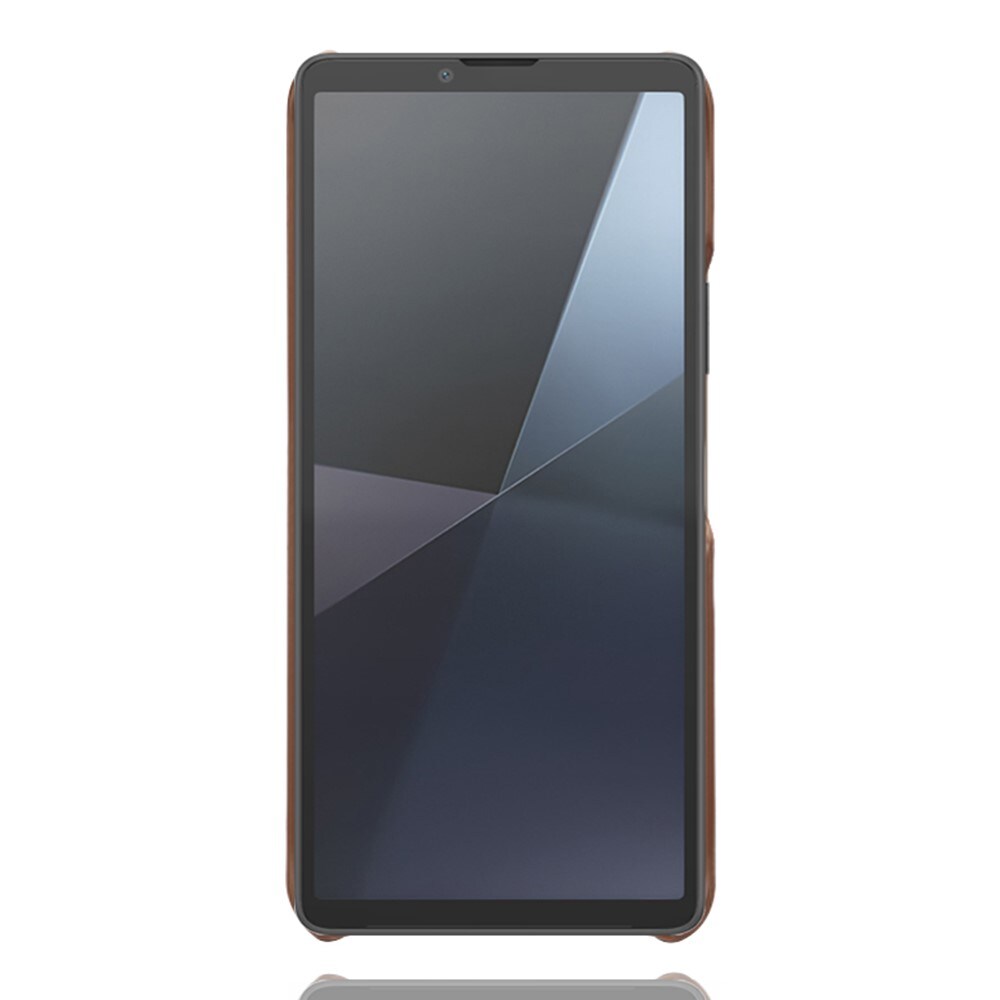 Sony Xperia 10 VII Smart cover med 2 kortholdere, Brun