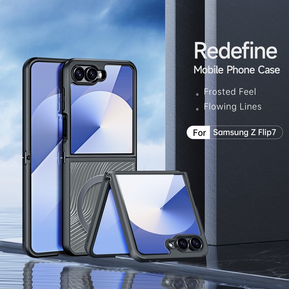 Samsung Galaxy Z Flip 7 Aimo Hybrid-cover, Sort