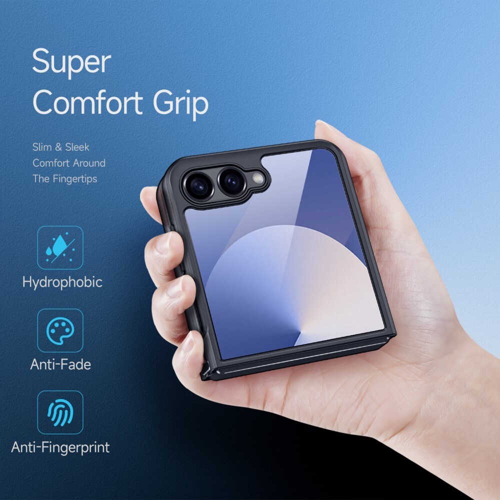 Samsung Galaxy Z Flip 7 Aimo Hybrid-cover, Sort