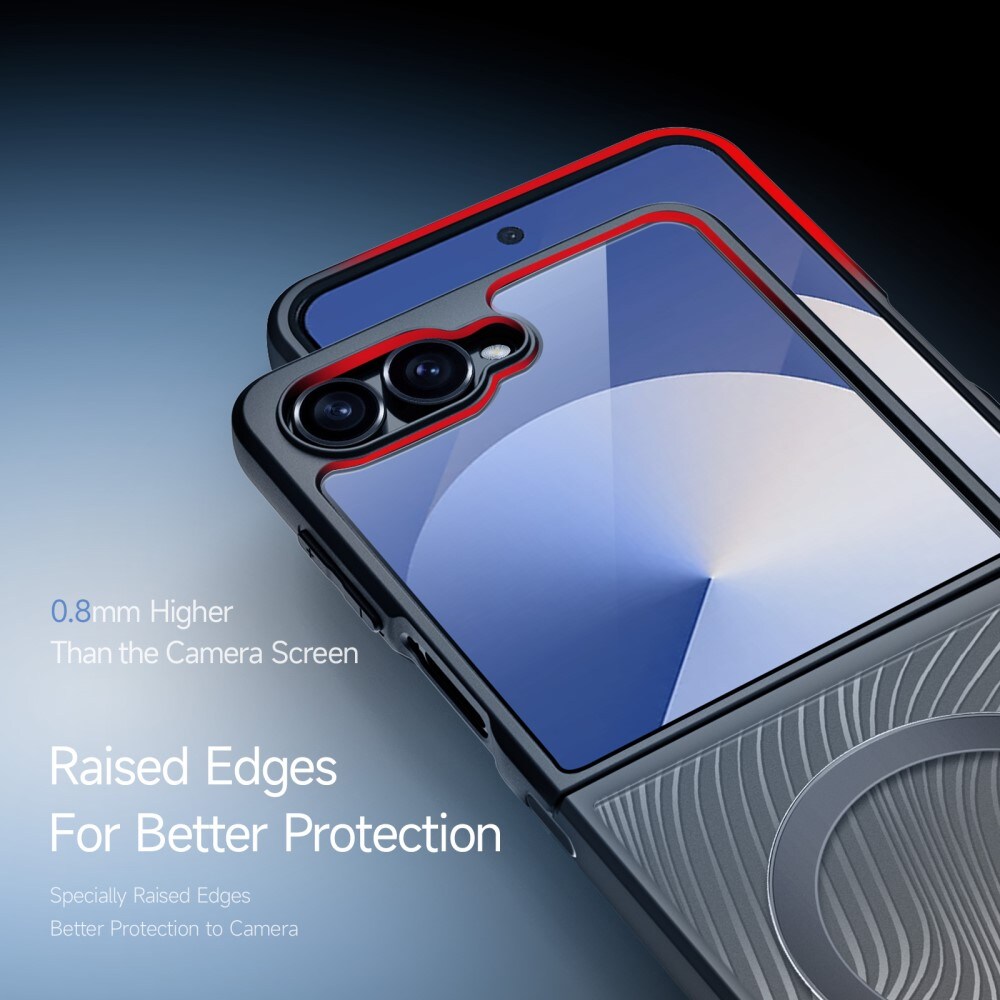 Samsung Galaxy Z Flip 7 Aimo Hybrid-cover, Sort