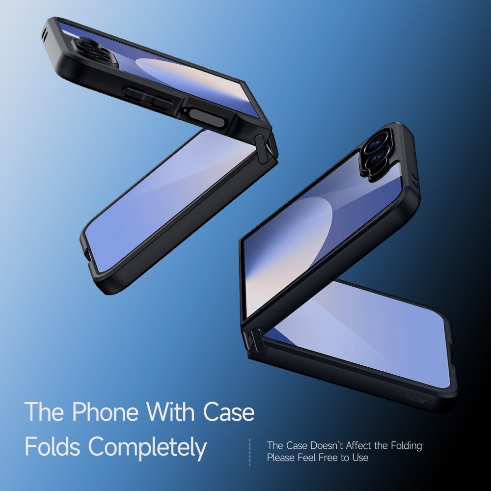 Samsung Galaxy Z Flip 7 Aimo Hybrid-cover, Sort