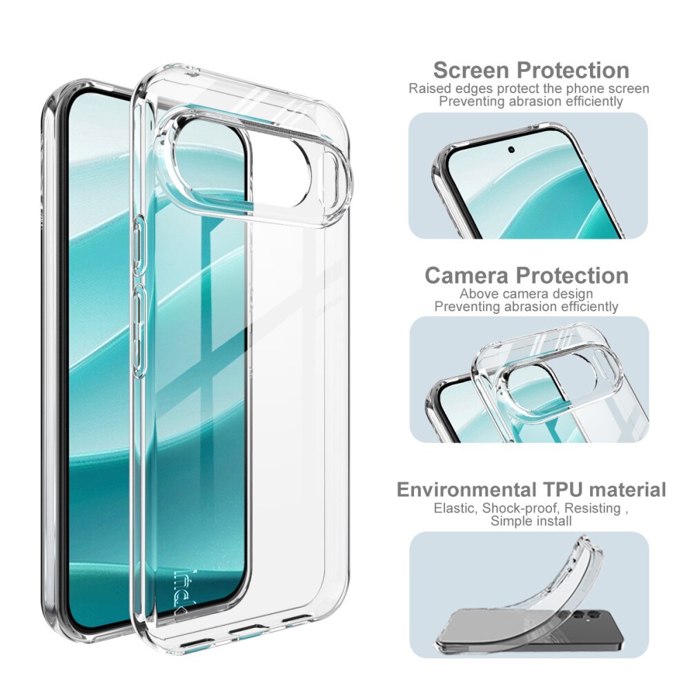 Google Pixel 10 Pro XL Cover i TPU, Gennemsigtig
