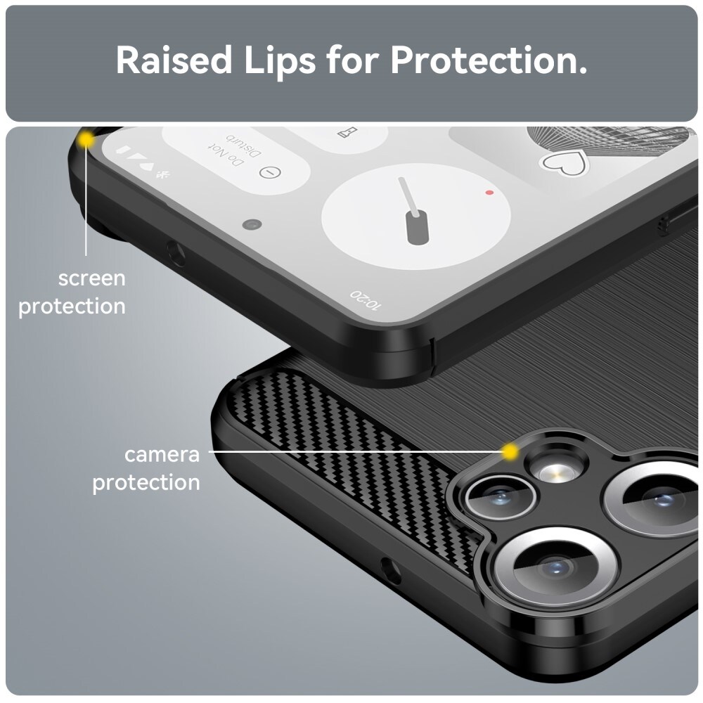 Nothing CMF Phone 2 Pro TPU-cover Brushed, Sort