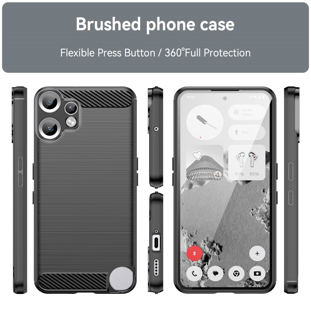Nothing CMF Phone 2 Pro TPU-cover Brushed, Sort