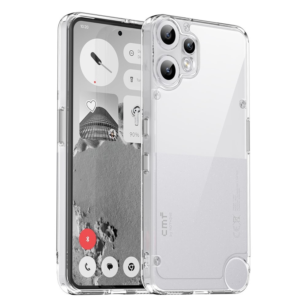 Nothing CMF Phone 2 Pro Crystal Hybrid-cover, Gennemsigtig