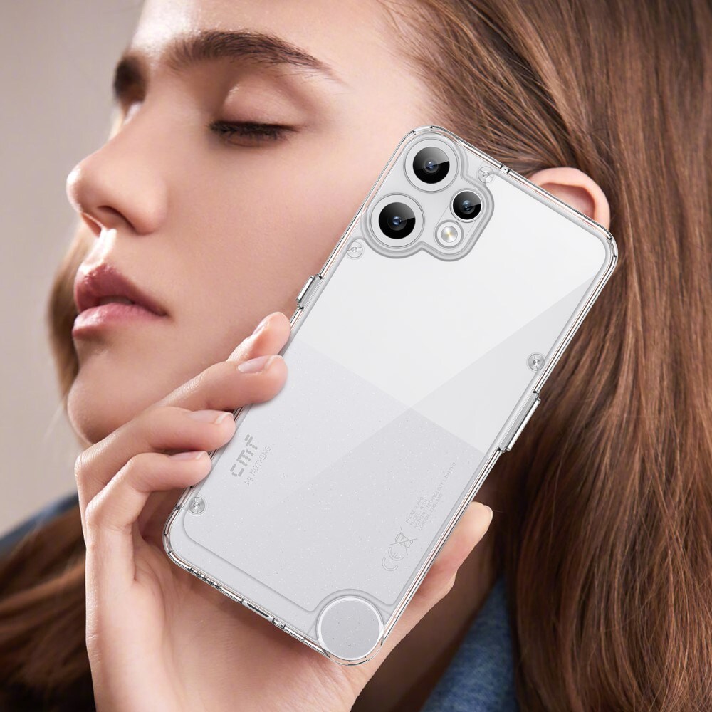 Nothing CMF Phone 2 Pro Crystal Hybrid-cover, Gennemsigtig