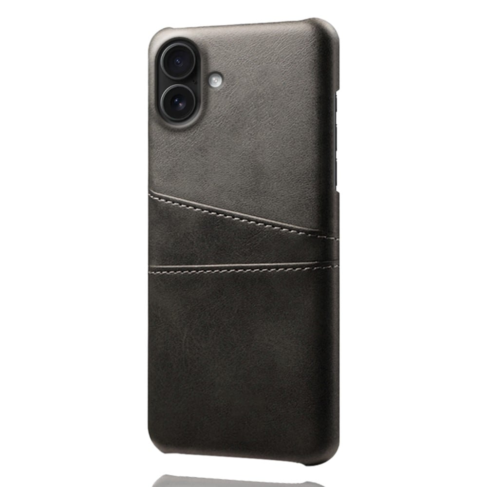 iPhone 17 Smart cover med 2 kortholdere, Sort