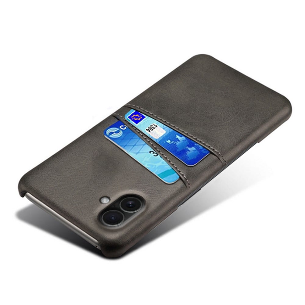 iPhone 17 Smart cover med 2 kortholdere, Sort