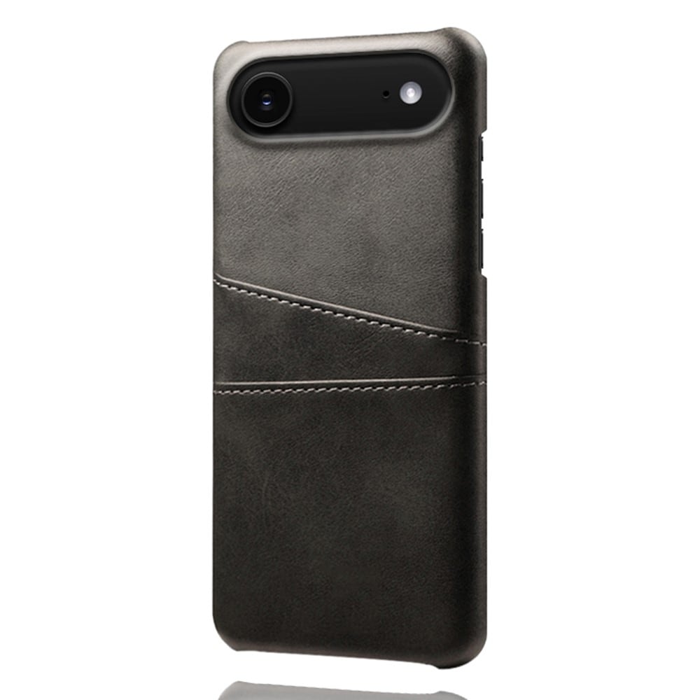 iPhone 17 Air Smart cover med 2 kortholdere, Sort