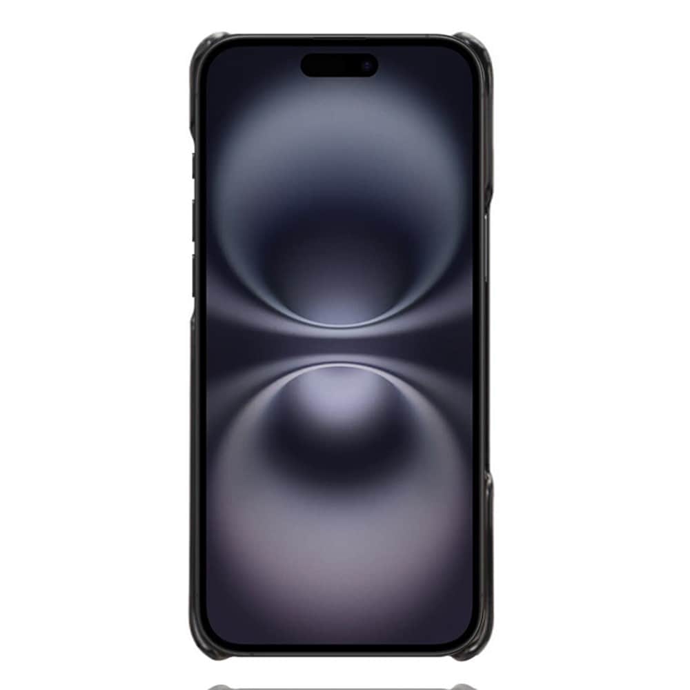 iPhone 17 Air Smart cover med 2 kortholdere, Sort