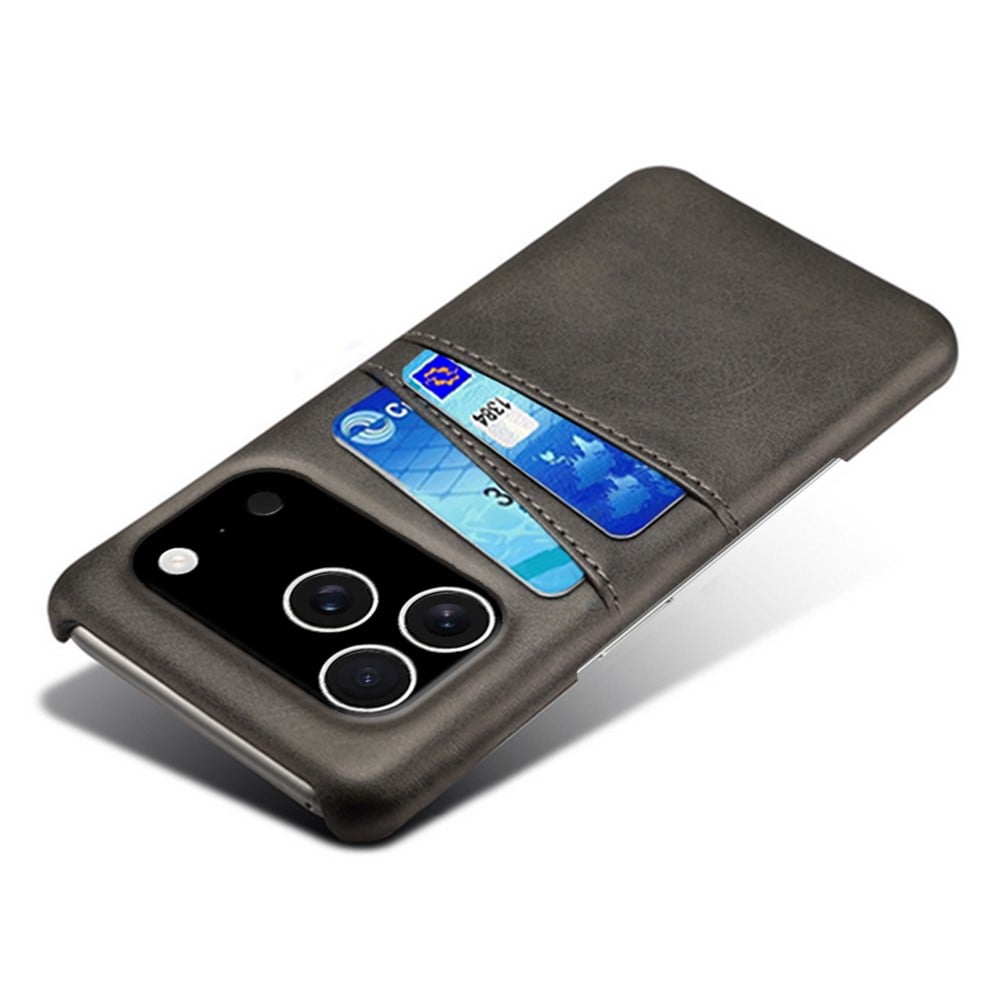 iPhone 17 Pro Smart cover med 2 kortholdere, Sort
