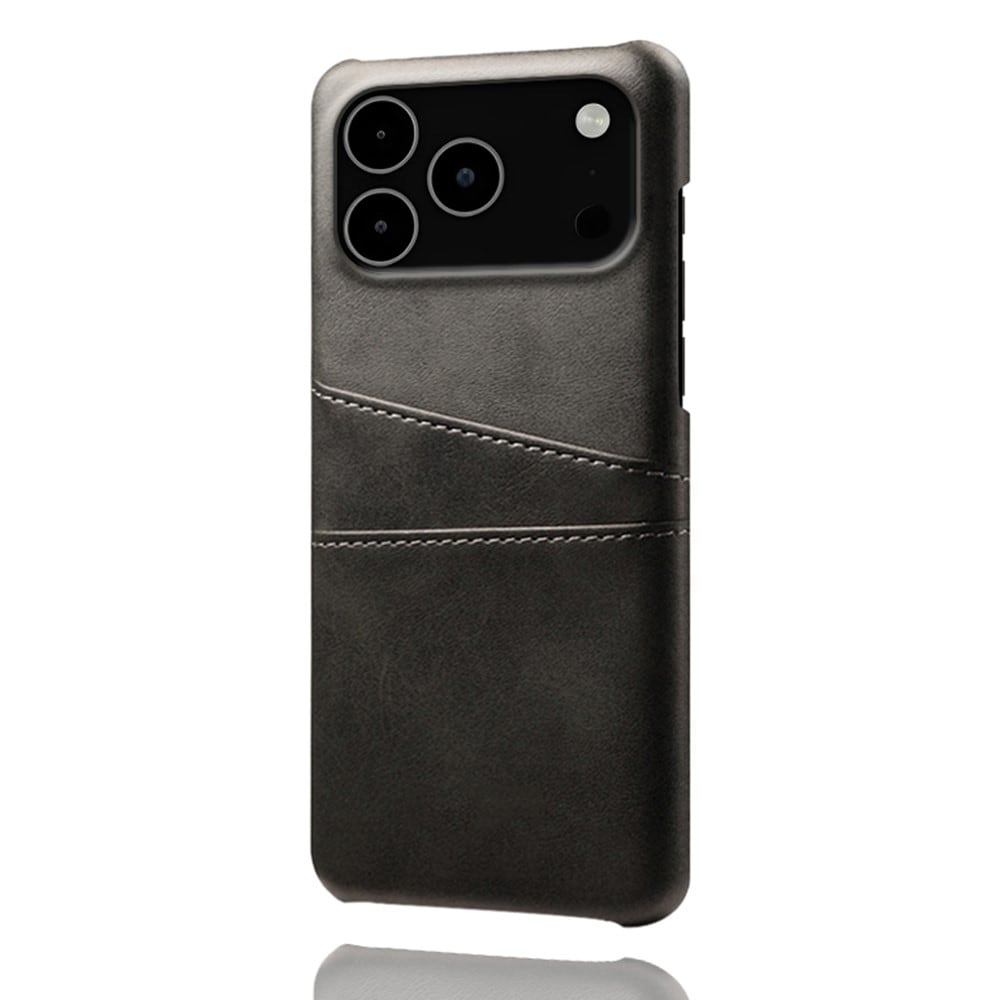 iPhone 17 Pro Max Smart cover med 2 kortholdere, Sort