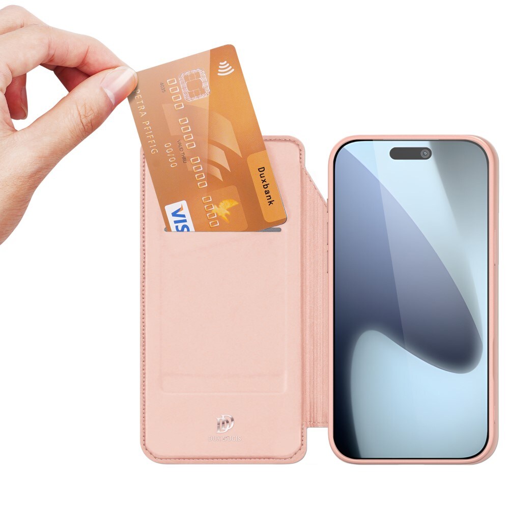 iPhone 17 Pro Slankt mobiletui, Rose guld