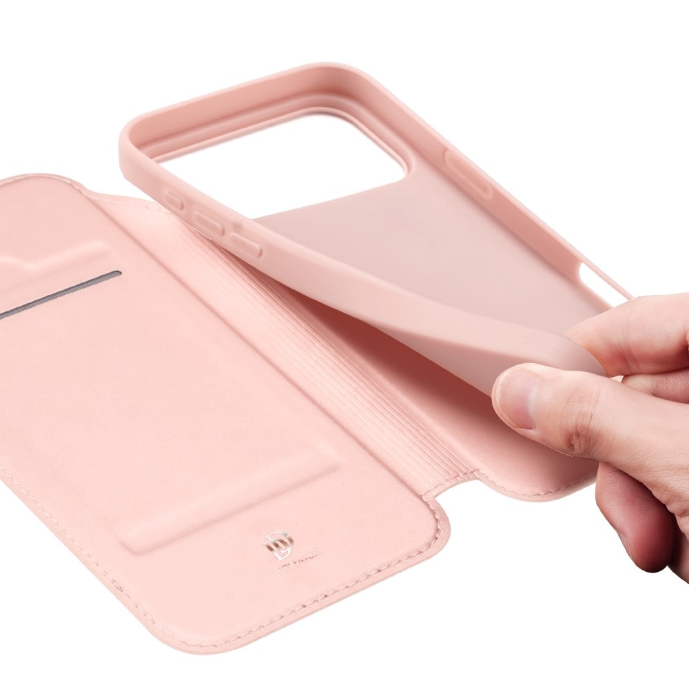 iPhone 17 Pro Slankt mobiletui, Rose guld
