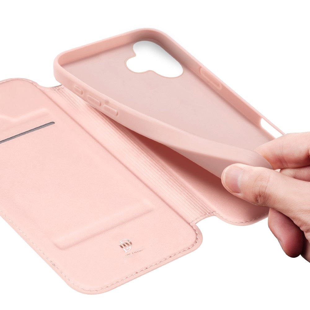 iPhone 17 Slankt mobiletui, Rose guld