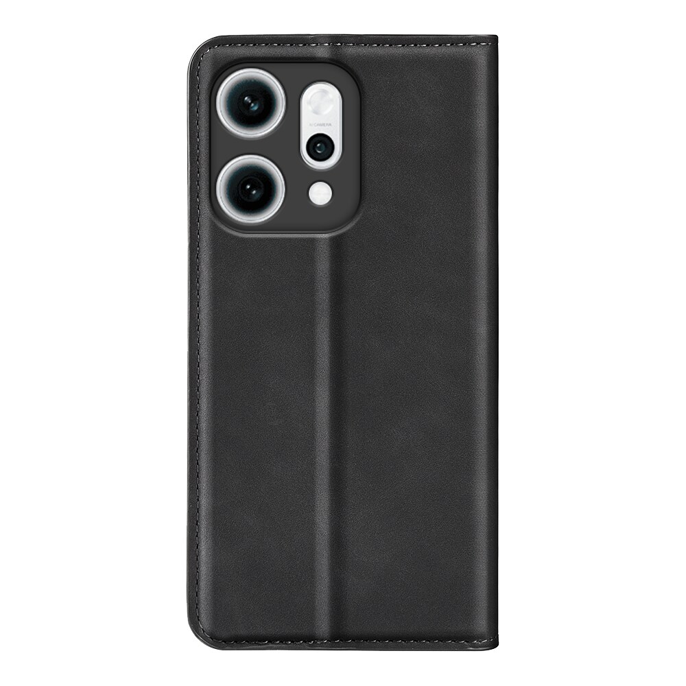 Oppo Reno 14 Slankt etui med kortholder, Sort
