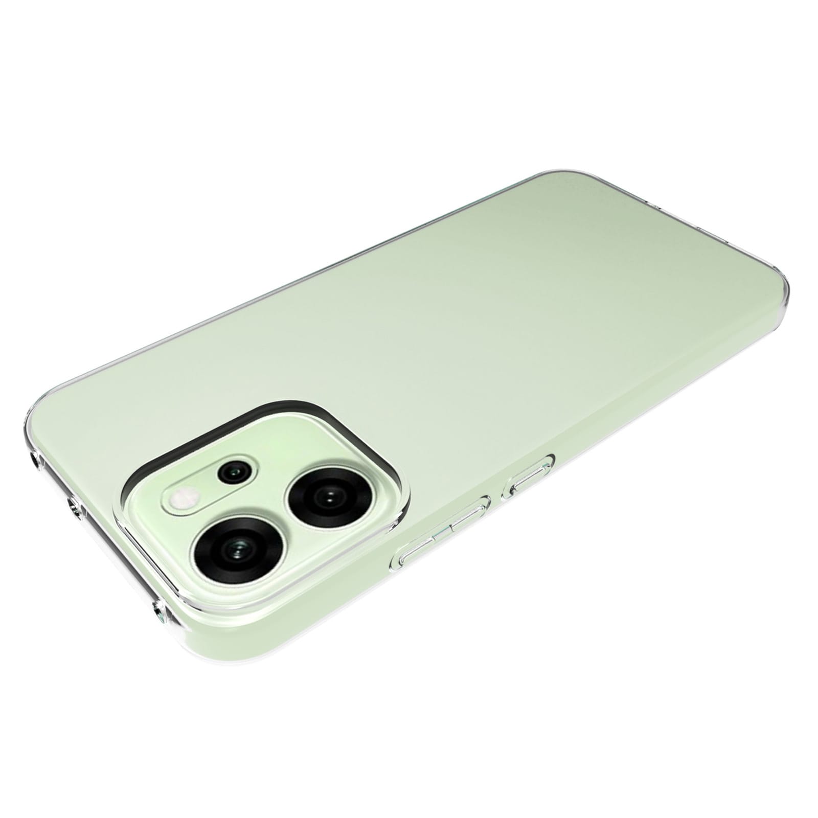 Oppo Reno 14 F Tyndt TPU-cover, Gennemsigtig