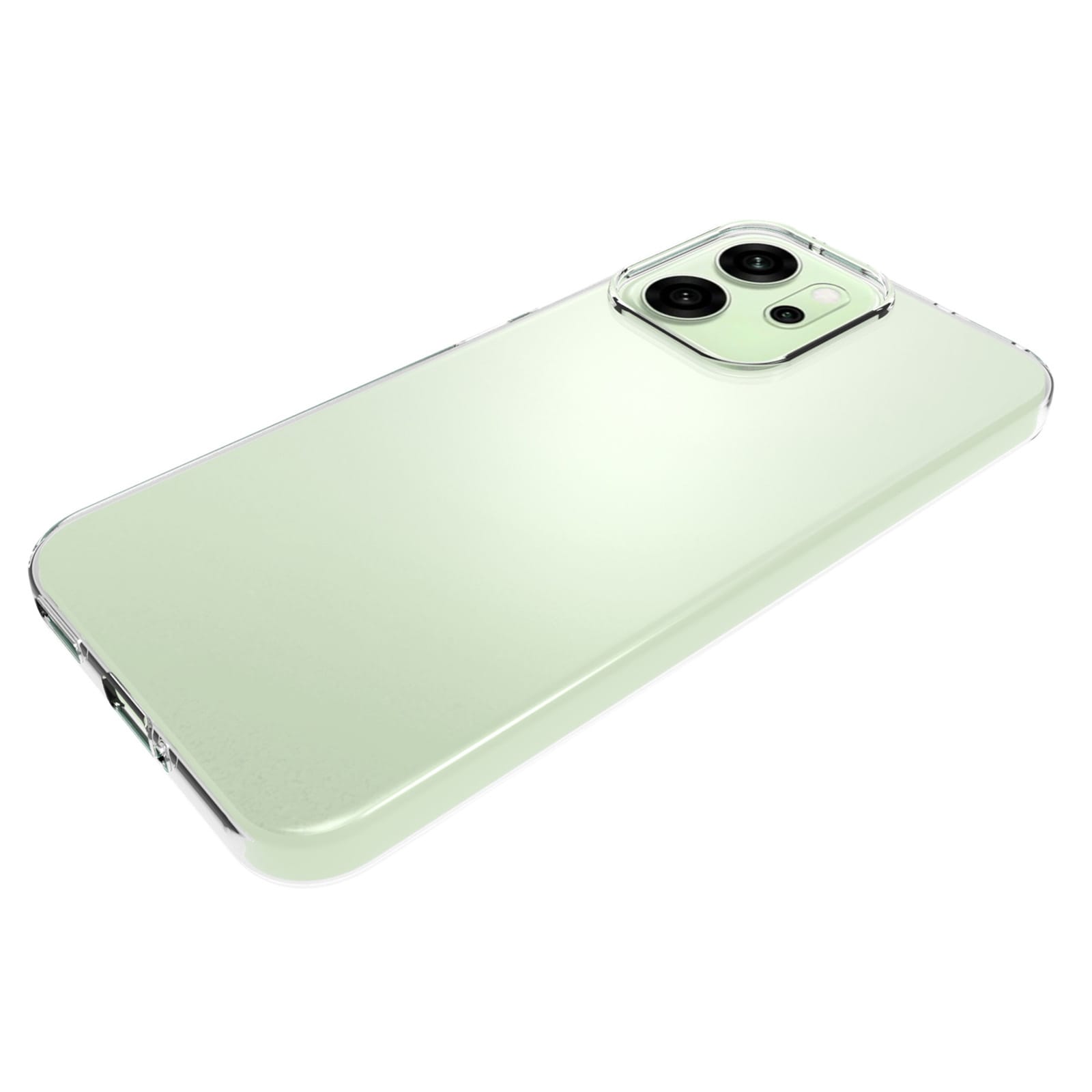 Oppo Reno 14 F Tyndt TPU-cover, Gennemsigtig