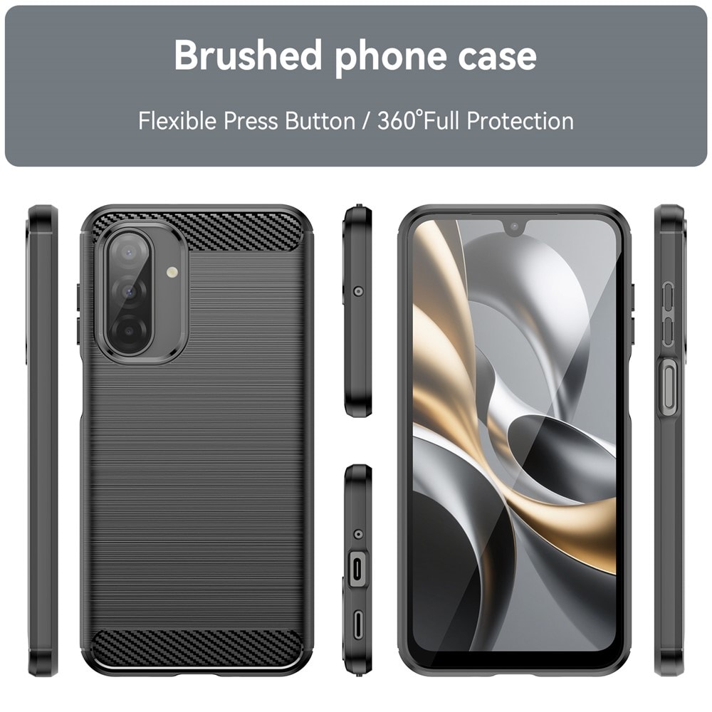 Samsung Galaxy A17 TPU-cover Brushed, Sort