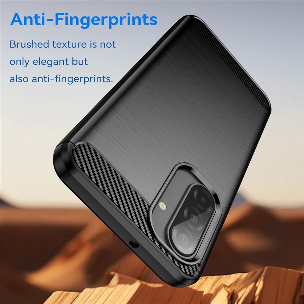 Samsung Galaxy A17 TPU-cover Brushed, Sort