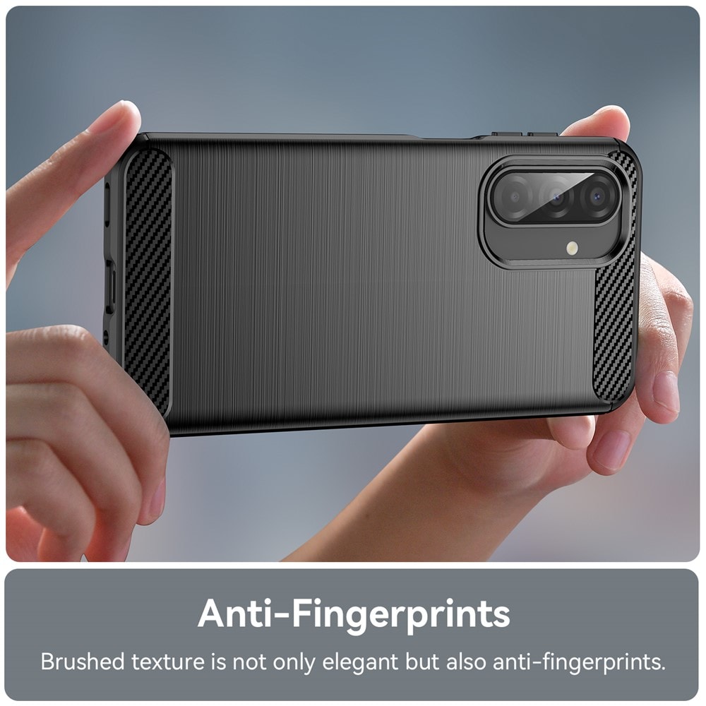 Samsung Galaxy A17 TPU-cover Brushed, Sort