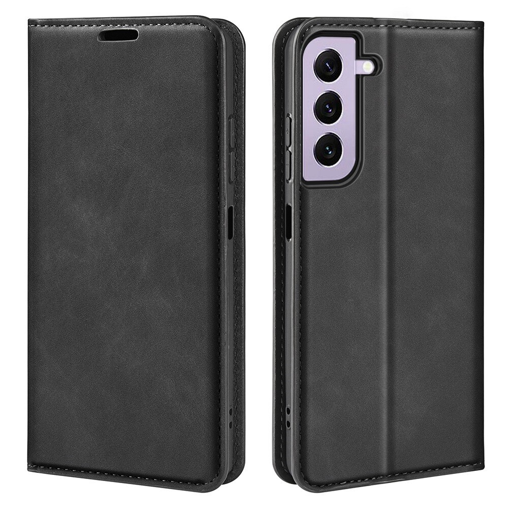 Samsung Galaxy S23 Slankt etui med kortholder, Sort