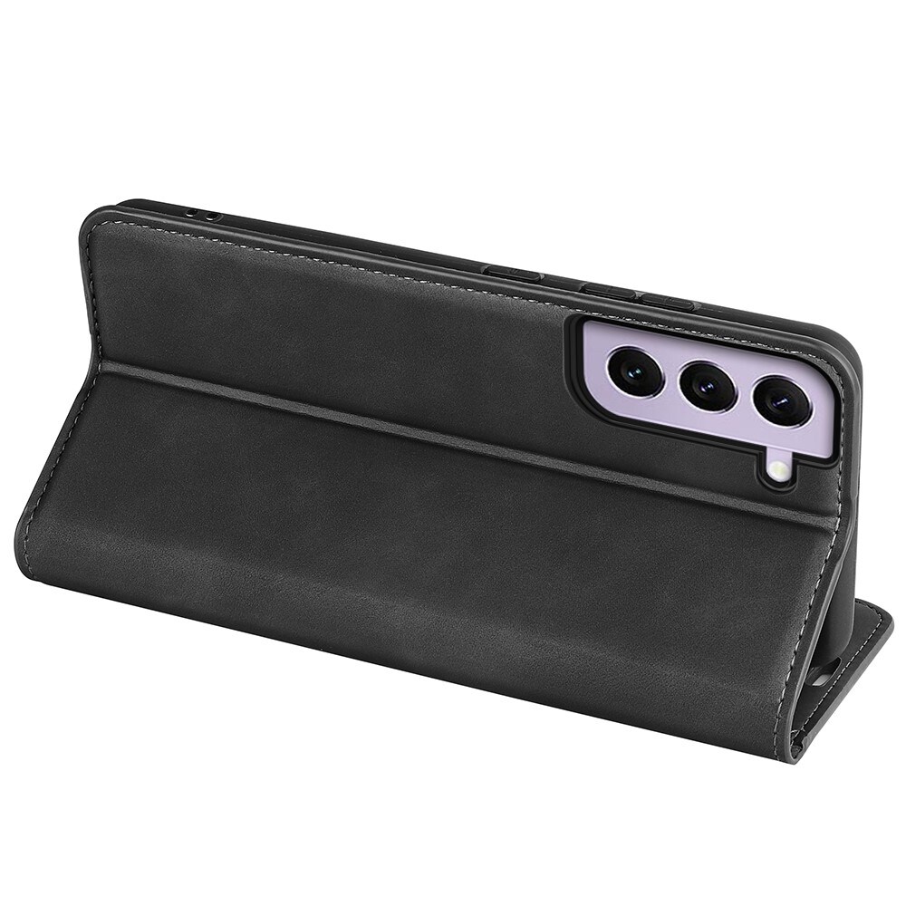 Samsung Galaxy S23 Slankt etui med kortholder, Sort