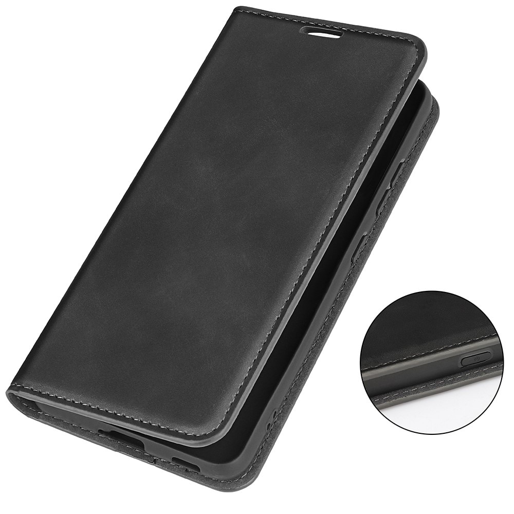Samsung Galaxy S23 Slankt etui med kortholder, Sort