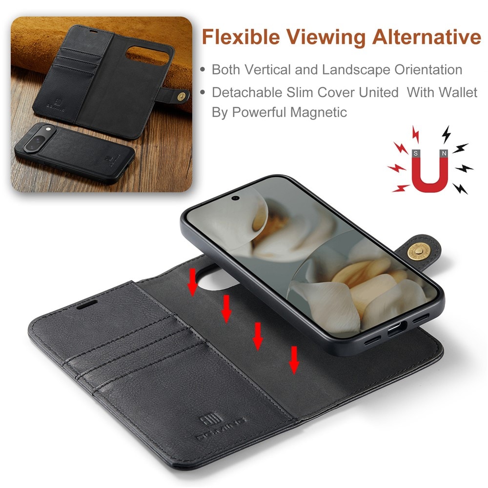 Google Pixel 10 Pungetui med aftageligt cover, Black