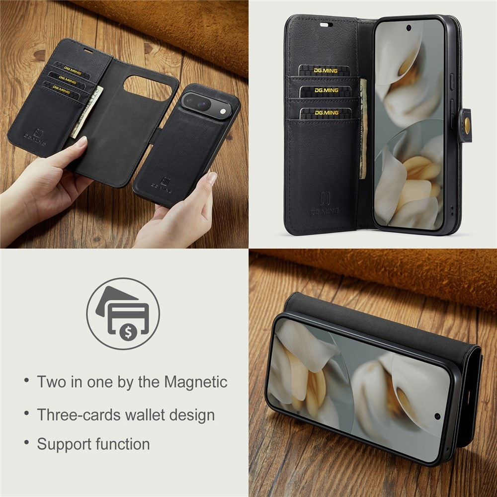 Google Pixel 10 Pungetui med aftageligt cover, Black